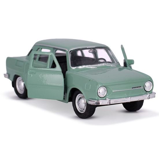 Welly Škoda 100 12cm kov zpětný chod 3barvy v krabičce