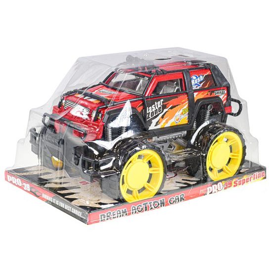 Auto terénní 26cm na setrvačník v krabičce
