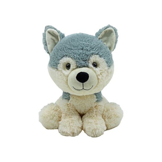Husky plyšový 30cm sedící 0m+ v sáčku