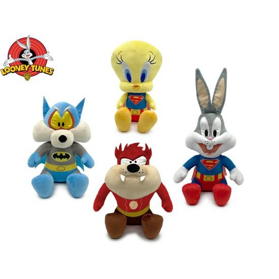 Looney Tunes superhrdinové plyšové postavy sedící 23cm 4druhy 0m+
