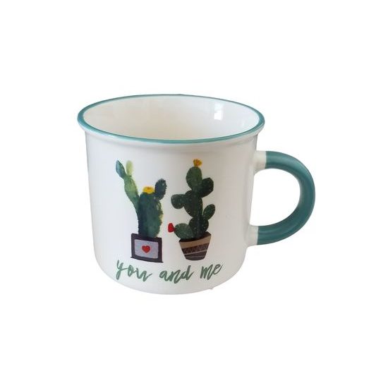 Porcelánový hrnek - Kaktus 9cm