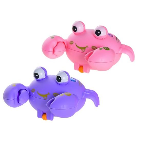 Krab 10cm na baterie jezdící na natažení se světlem 4barvy 12ks v DBX