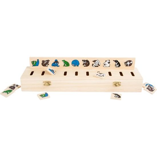 small foot Dřevěná motorická vkládačka třídění