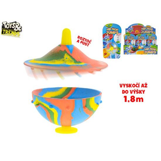 Toys&Trends hip hop skákající 4barvy na kartě 12ks v DBX