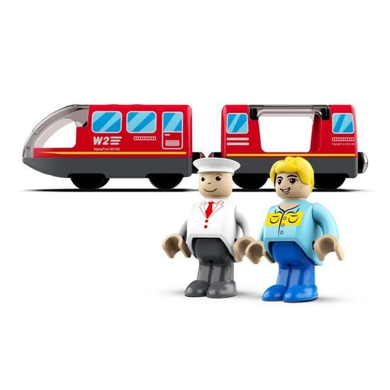 2Kids Toys Elektrický městský vlak červený