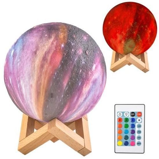 Lampička barevný Měsíc 15cm, 16 barev