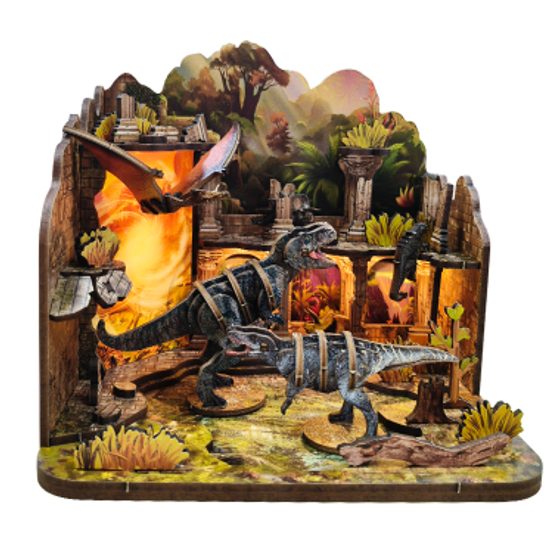 2Kids Toys Miniatura domečku Dinosauří hrad