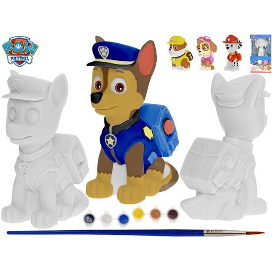 Paw Patrol - malování na figurku 4druhy v krabičce