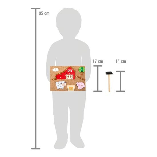 small foot Dřevěná kreativní hra farma