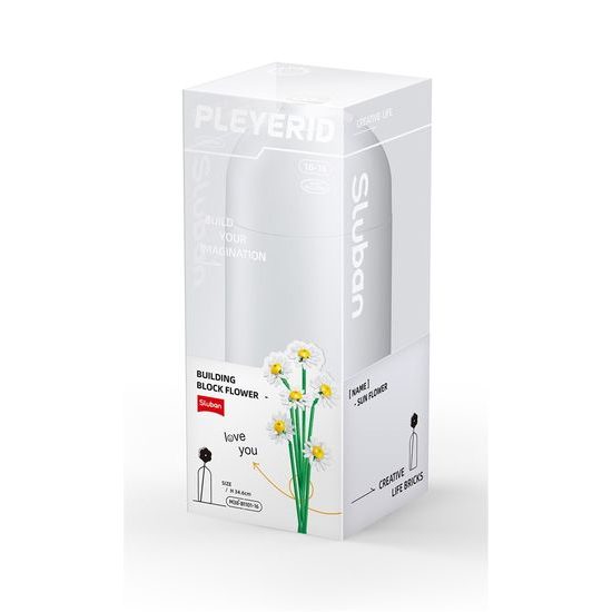 Sluban Flowers M38-B1101-16 Kopretiny ve váze