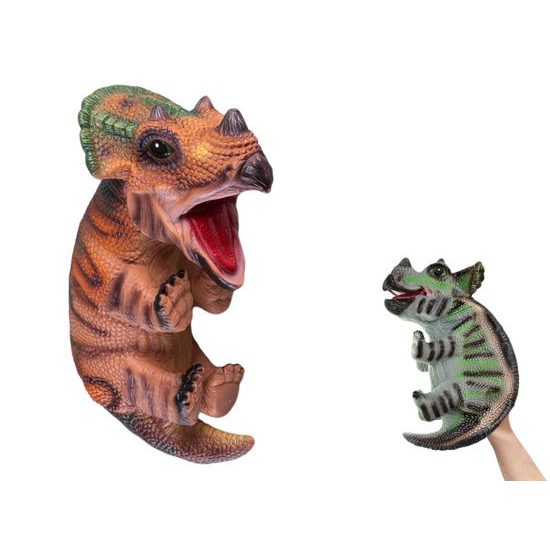 Maňásek dinosaurus mládě 42cm 2barvy v sáčku