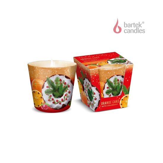 Bartek Svíčka Sklo 115g Holiday Cake