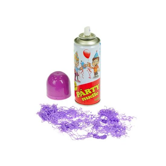 Párty nudle 250ml ve spreji 5barev
