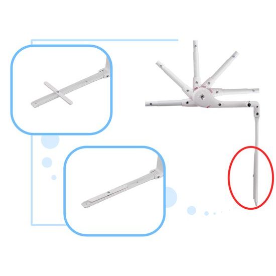 Bezpečnostní zábrana 120cm černá