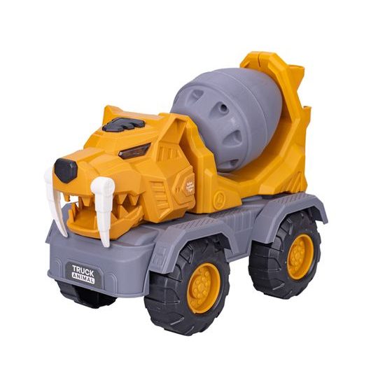 Auto stavební míchačka/šavlozubý tygr 24cm pohyblivé části 2barvy v krabičce