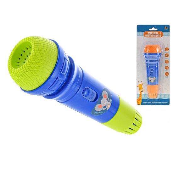 Mikrofon 18cm 2barvy na kartě