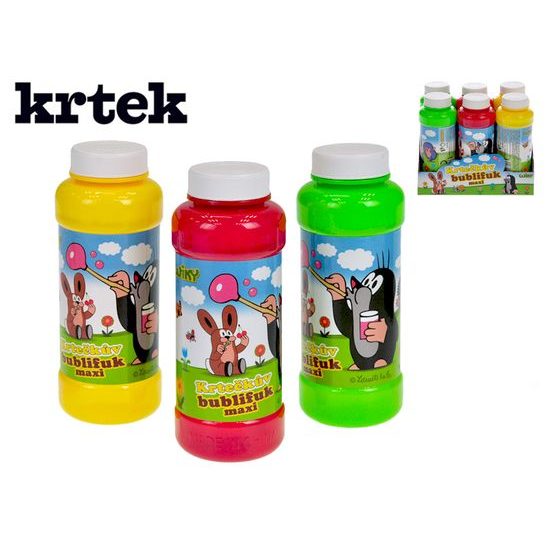 Krtečkův bublifuk 240ml 3barvy 6ks v DBX