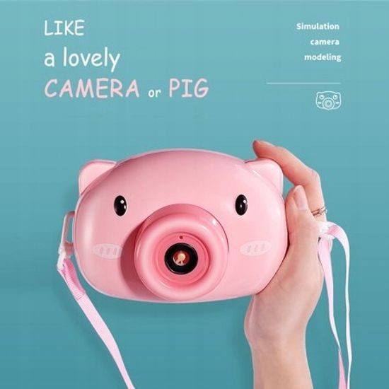 Fotoaparát na Výrobu Bublin - Bubble Camera Prasátko