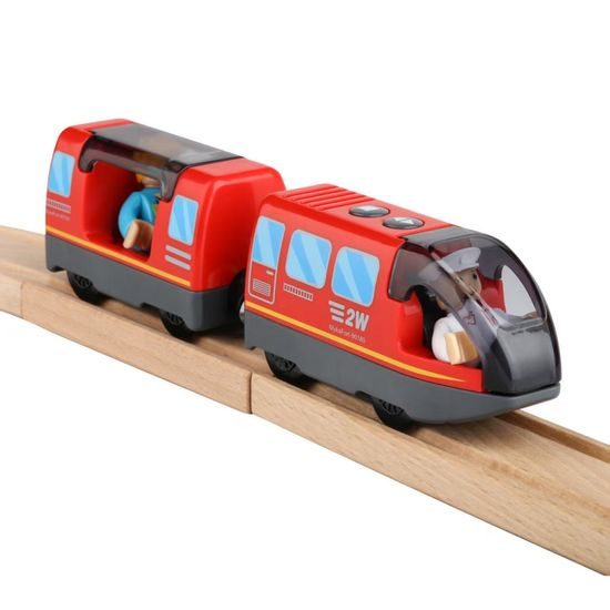 2Kids Toys Elektrický městský vlak červený