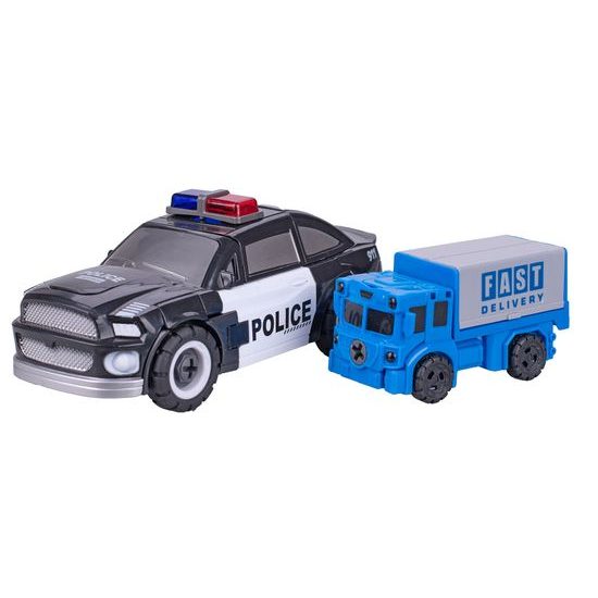 Auto/robot záchranné složky 8-15cm volný chod 2ks 2druhy v krabičce