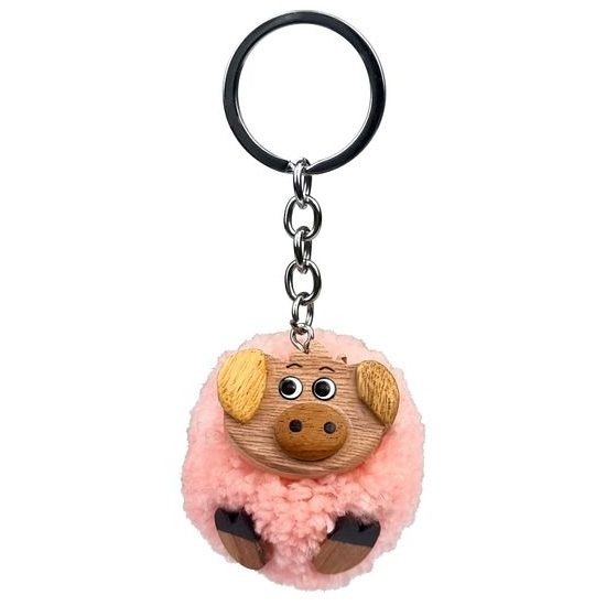 2Kids Toys Dřevěná klíčenka pompon Prase