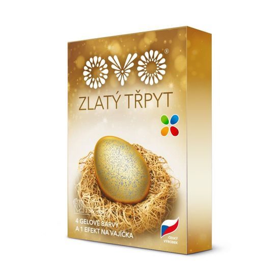 Gelové barvy - efekt zlatý třpyt
