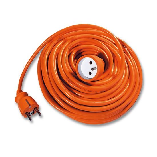 Pohyb. přívod-spojka, 15m, oranžový 3x1,0mm