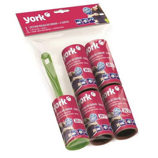 YORK Váleček na oděv+4 náhrady