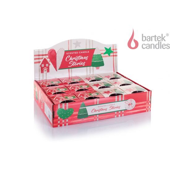 Bartek Svíčka Sklo 115g V X-Mas Stories
