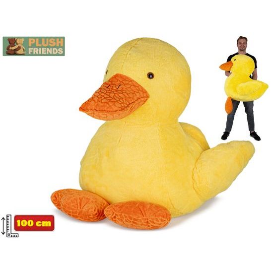 Plush Friends kachna plyšová 100cm sedící 0m+