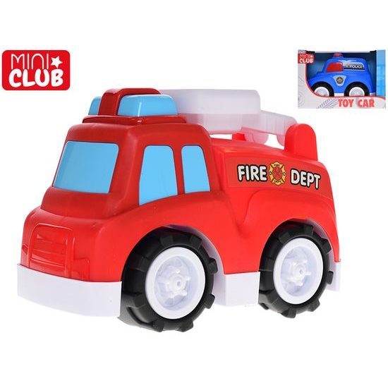 Mini Club vozidlo záchranných složek 25cm volný chod 2druhy 18m+ v krabičce