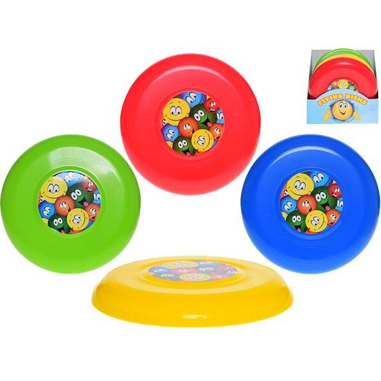 Házecí disk 22cm 4barvy 12ks v PDQ