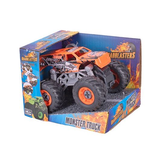 Roadblasters monster truck 12cm na setrvačník šroubovací 2barvy v krabičce