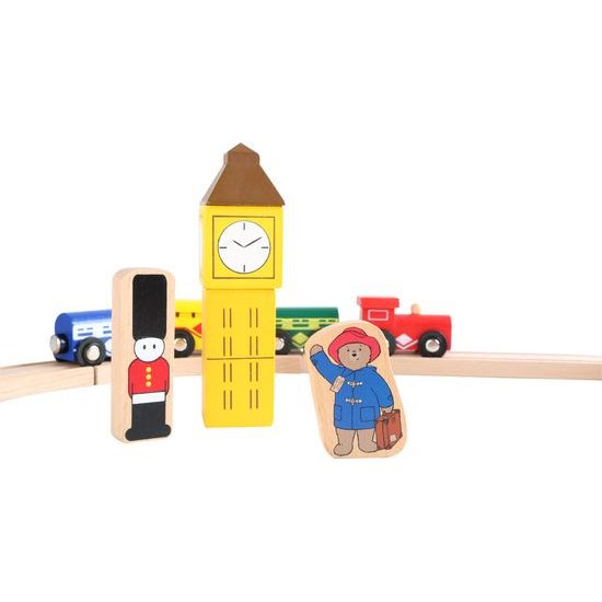 small foot Dřevěná vláčkodráha Paddington 43 dílů