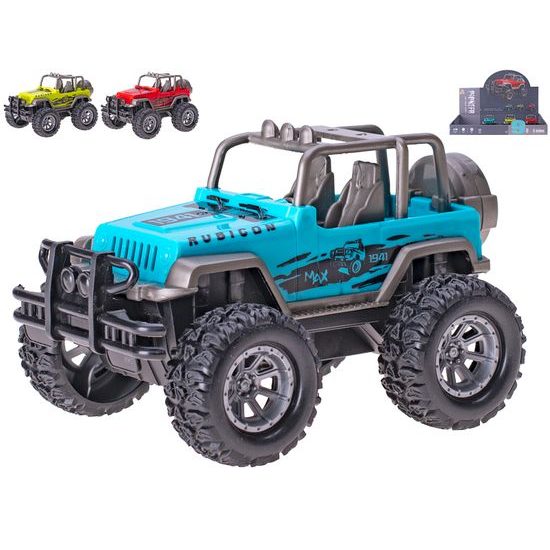 Auto terénní 13cm na zpětný chod 3barvy 9ks v DBX