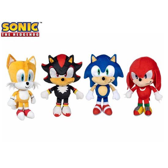 Sonic the Hedgehog plyšové postavy 22cm 4druhy 0m+