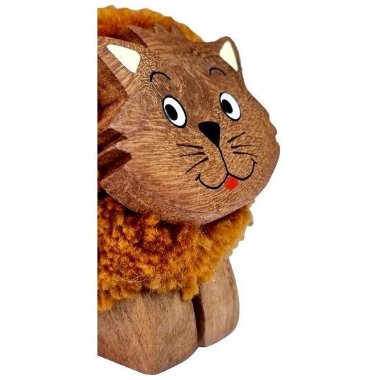 2Kids Toys Dřevěná figurka XL pompon Kočka