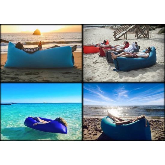 Samonafukovací vak LAZY BAG - červený