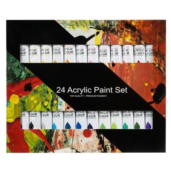 Akrylové barvy 24 ks - 12 ml