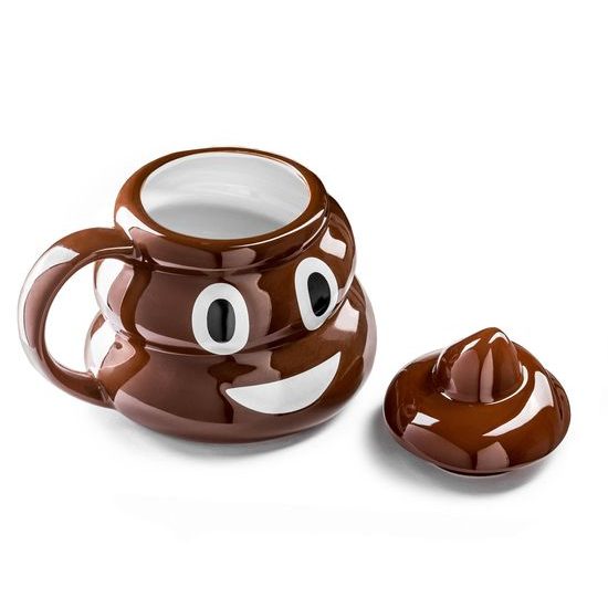 Zábavný hrnek s nákupem emoji