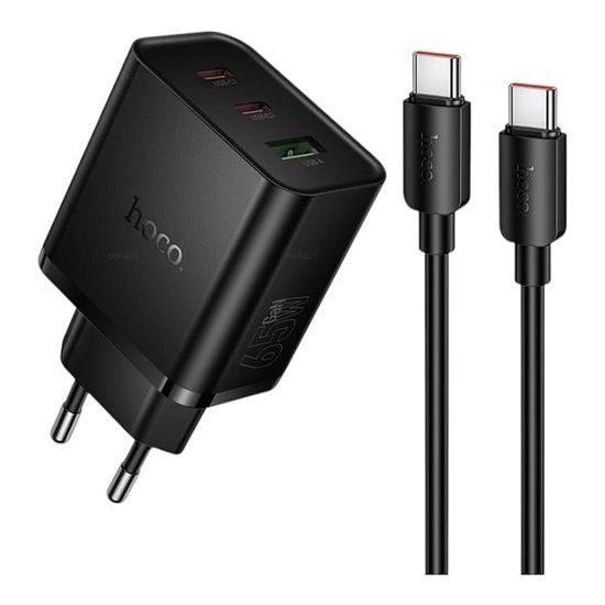 Grande nabíječka 65W 2x Type-C + USB-A s kabelem Type-C