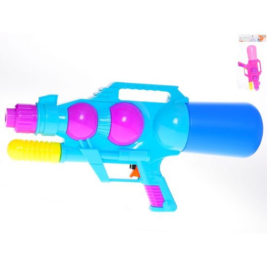 Vodní pistole 42cm s pumpou 2barvy v sáčku