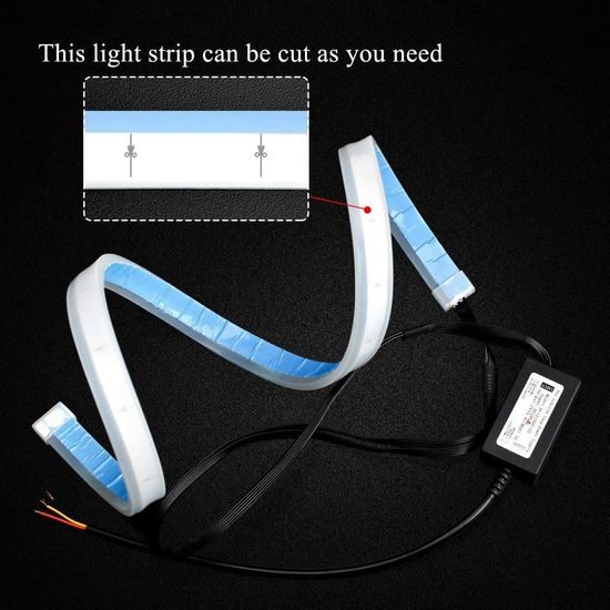 2x LED DRL denní osvětlení do smětlometu 45cm