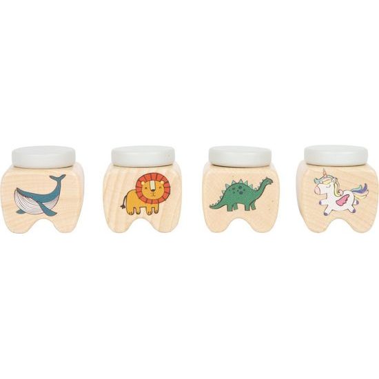 small foot Krabičky na mléčné zoubky sada 4 ks