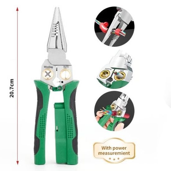 Multifunkční kleště POWERPLIERS 8v1 s testerem napětí