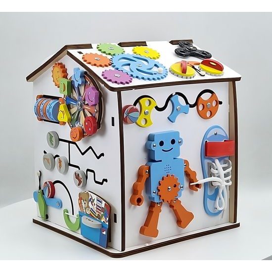 2Kids Toys Activity board Domeček bílý