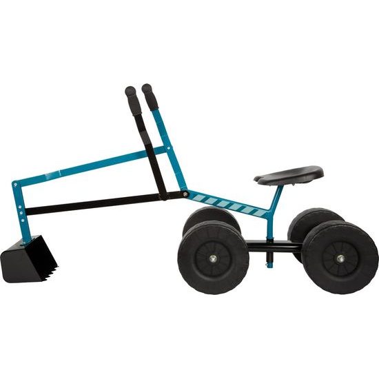 small foot Bagr s kolečky modrý