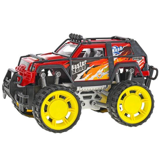 Auto terénní 26cm na setrvačník v krabičce