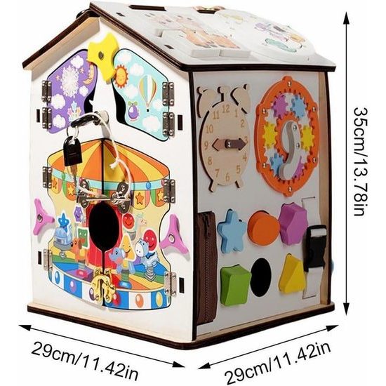 2Kids Toys Activity board Domeček bílý