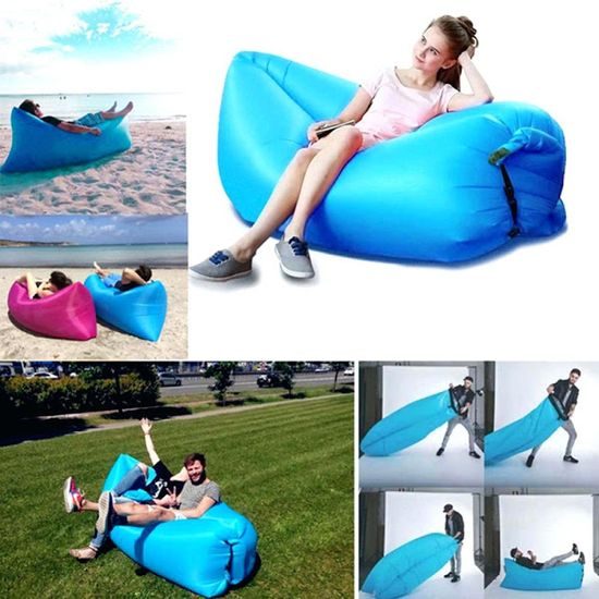 Samonafukovací vak LAZY BAG - červený
